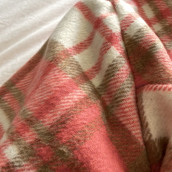 Coral plaid flannel jacket - Picture 6 of 6